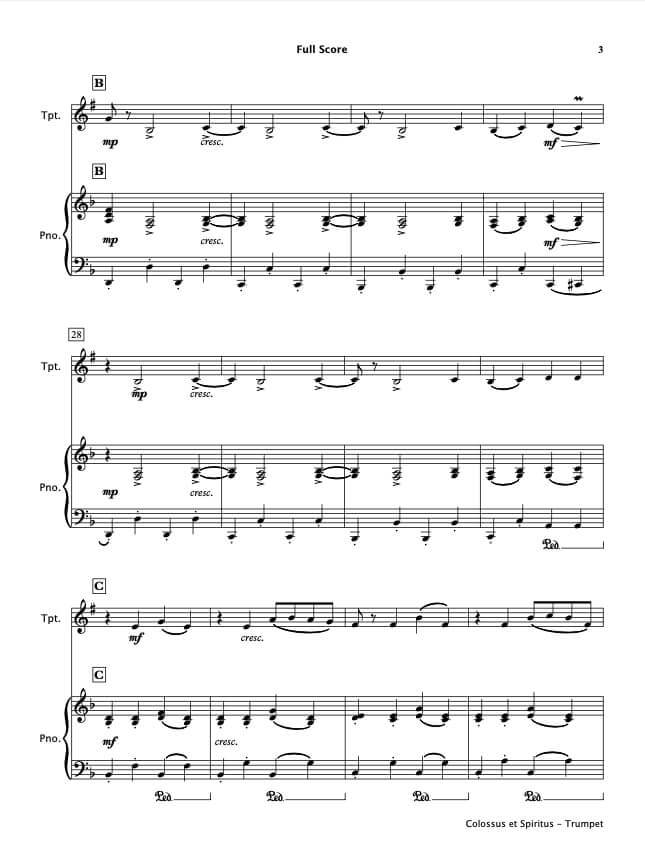 Colossus (Trumpet & Piano)