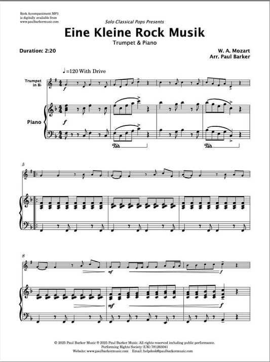 Eine Kleine Rock Musik (Trumpet & PIano)