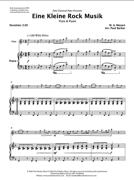 Solo Classical Pops Book 1 (Flute & Piano)