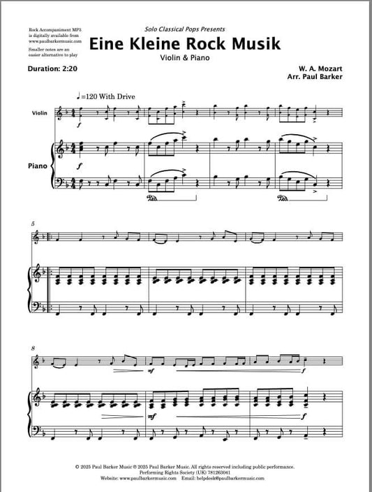Solo Classical Pops Book 1 (Violin & Piano)