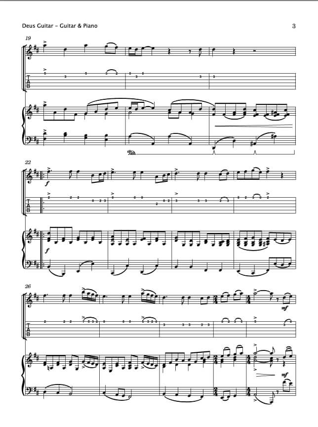 Deus Guitar (Electric Guitar & Piano)