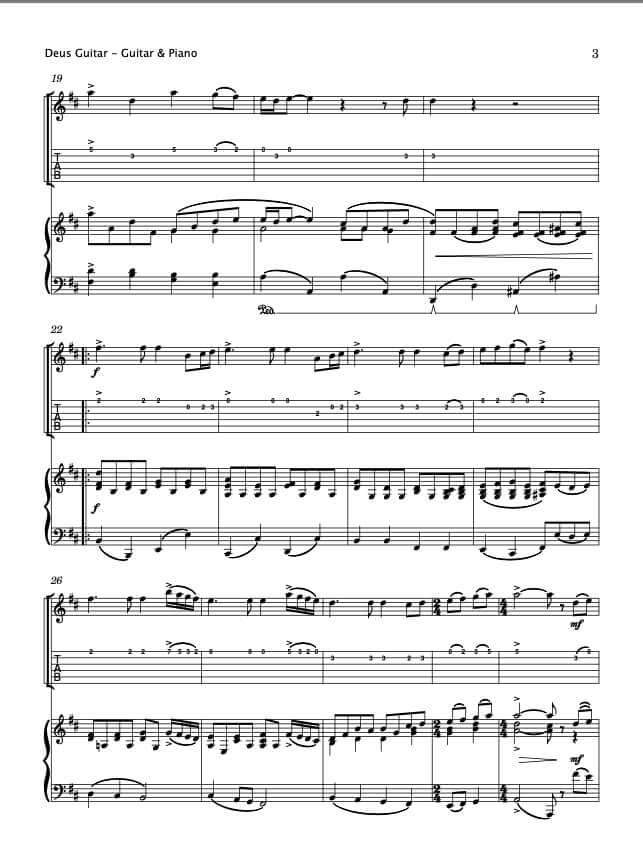 Deus Guitar (Acoustic Guitar & Piano)