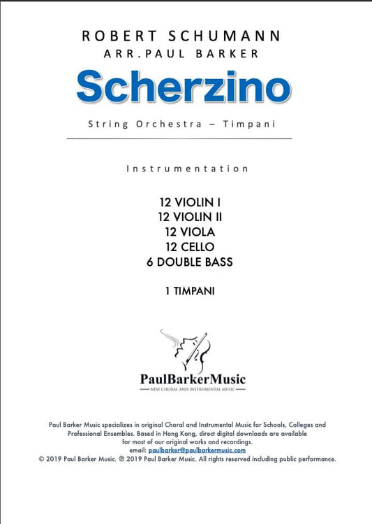 Scherzino - Paul Barker Music