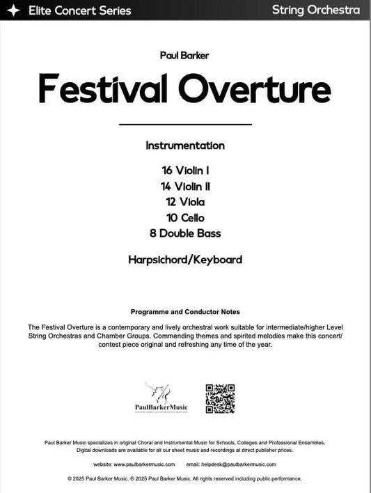 Festival Overture - Paul Barker Music