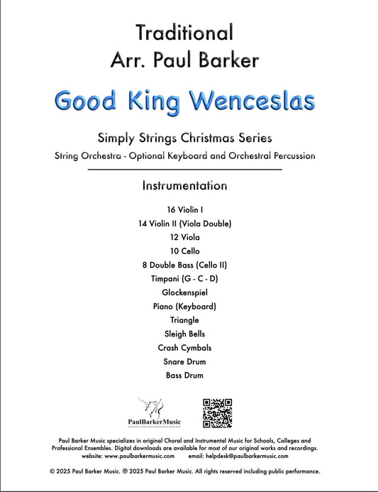 Good King Wenceslas (String Orchestra)