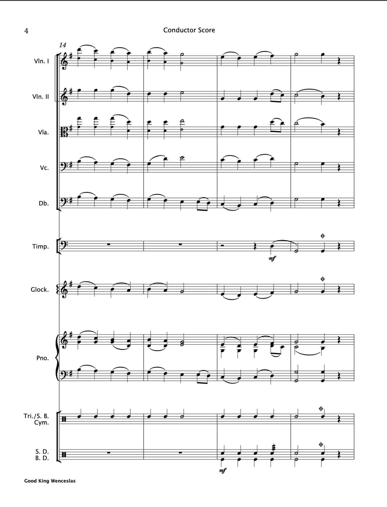 Good King Wenceslas (String Orchestra)