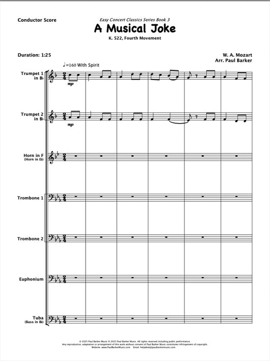 A Musical Joke (Brass Ensemble)