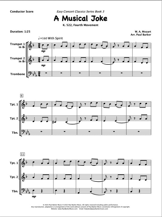 A Musical Joke (Brass Trio)