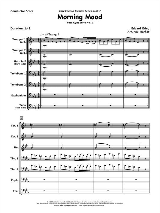 Morning Mood From Peer Gynt (Brass Ensemble)