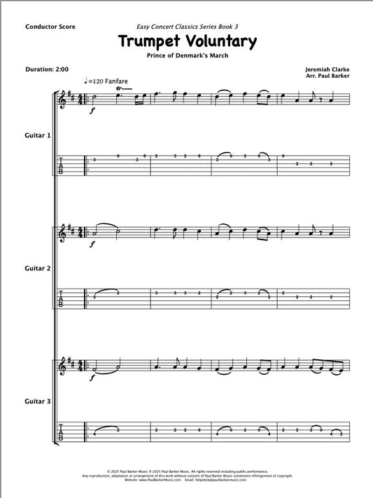 Trumpet Voluntary (Guitar Trio)