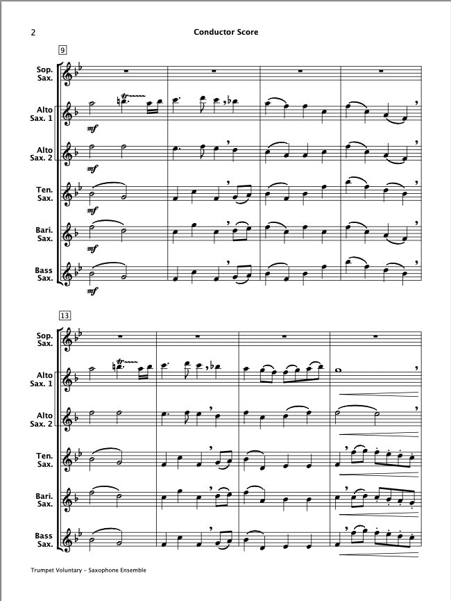 Easy Concert Classics Book 3 (Saxophone Ensemble)