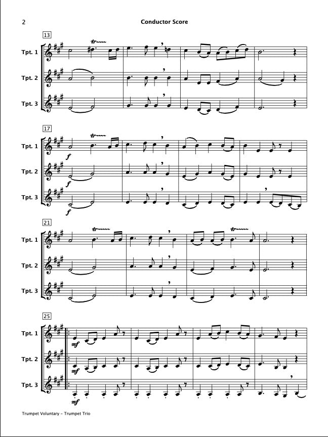 Easy Concert Classics Book 3 (Trumpet Trio)