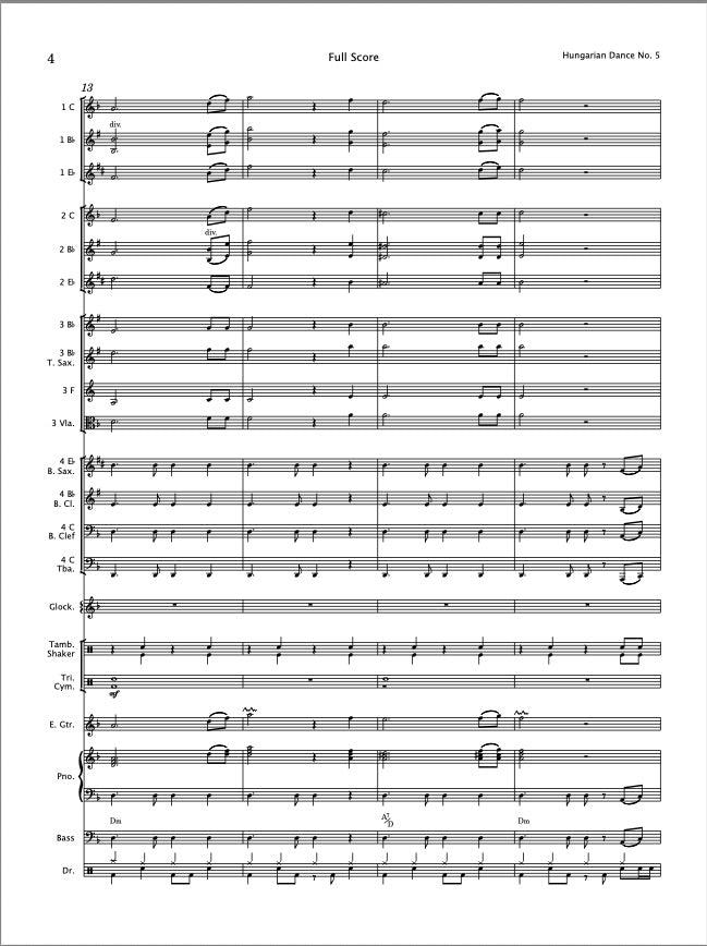 Hungarian Dance No. 5