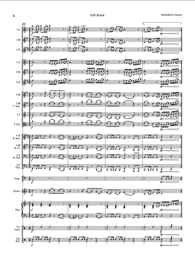 Pachelbel's Canon - Paul Barker Music