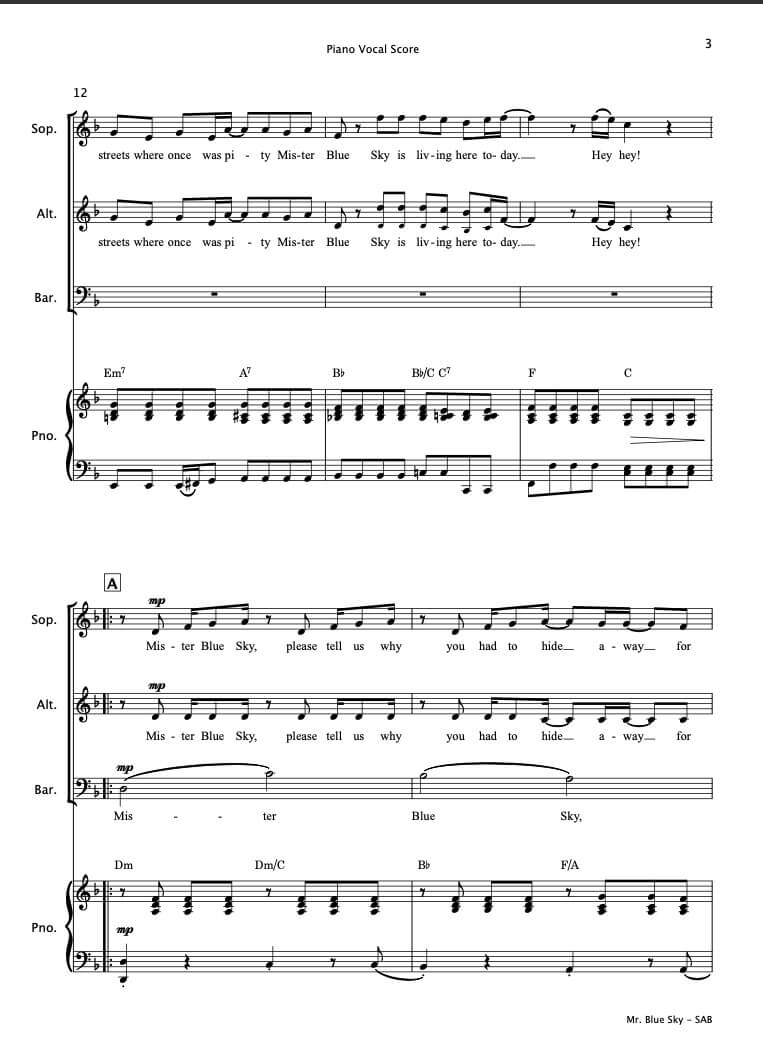 Mr. Blue Sky - Paul Barker Music