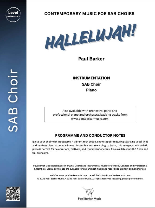 Hallelujah! - Paul Barker Music