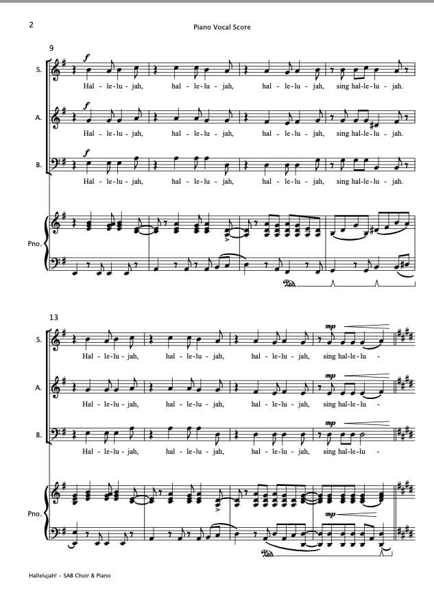 Hallelujah! - Paul Barker Music