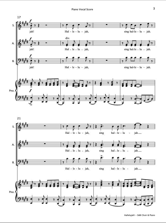 Hallelujah! - Paul Barker Music