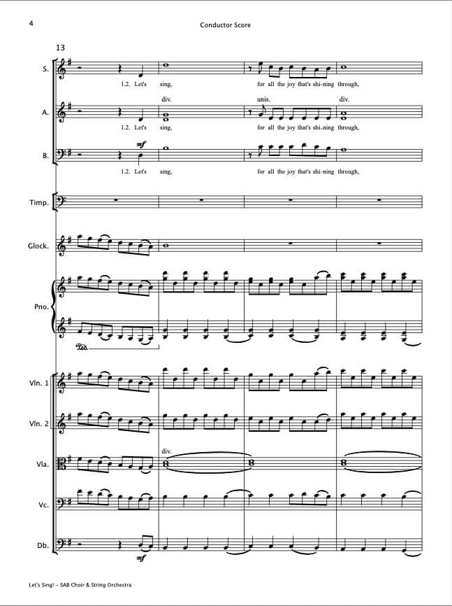 Let's Sing! Choral Suite