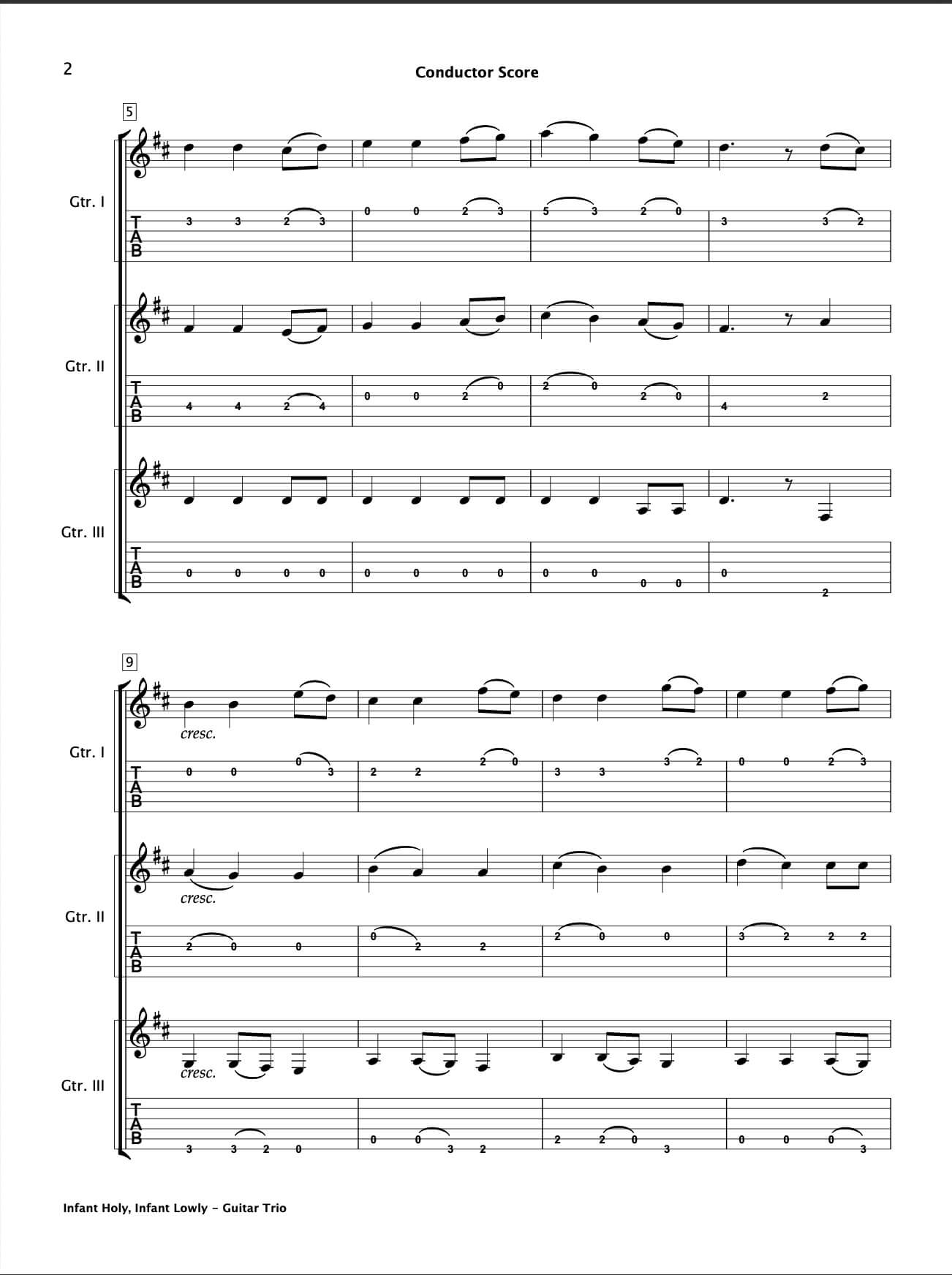 Christmas Guitar Trios Book 4