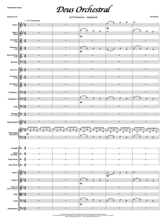 Deus Orchestral - Paul Barker Music