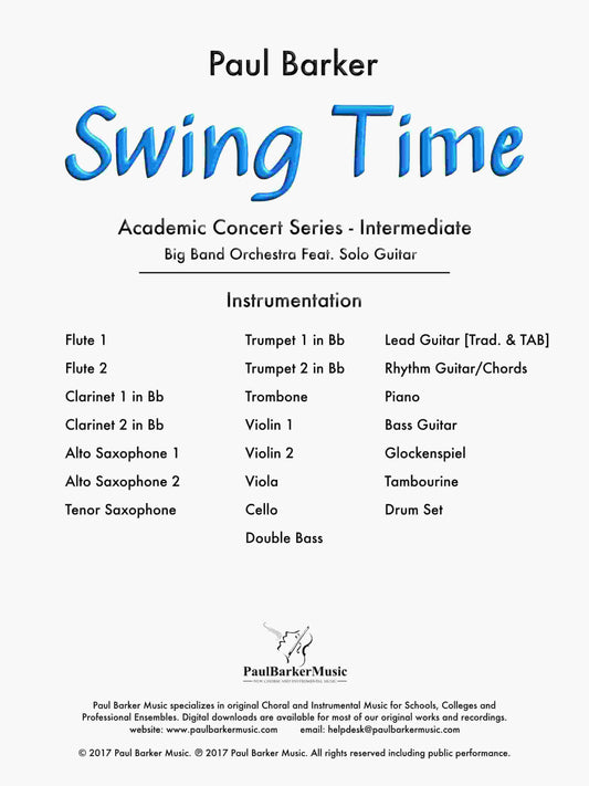 Swing Time - Paul Barker Music