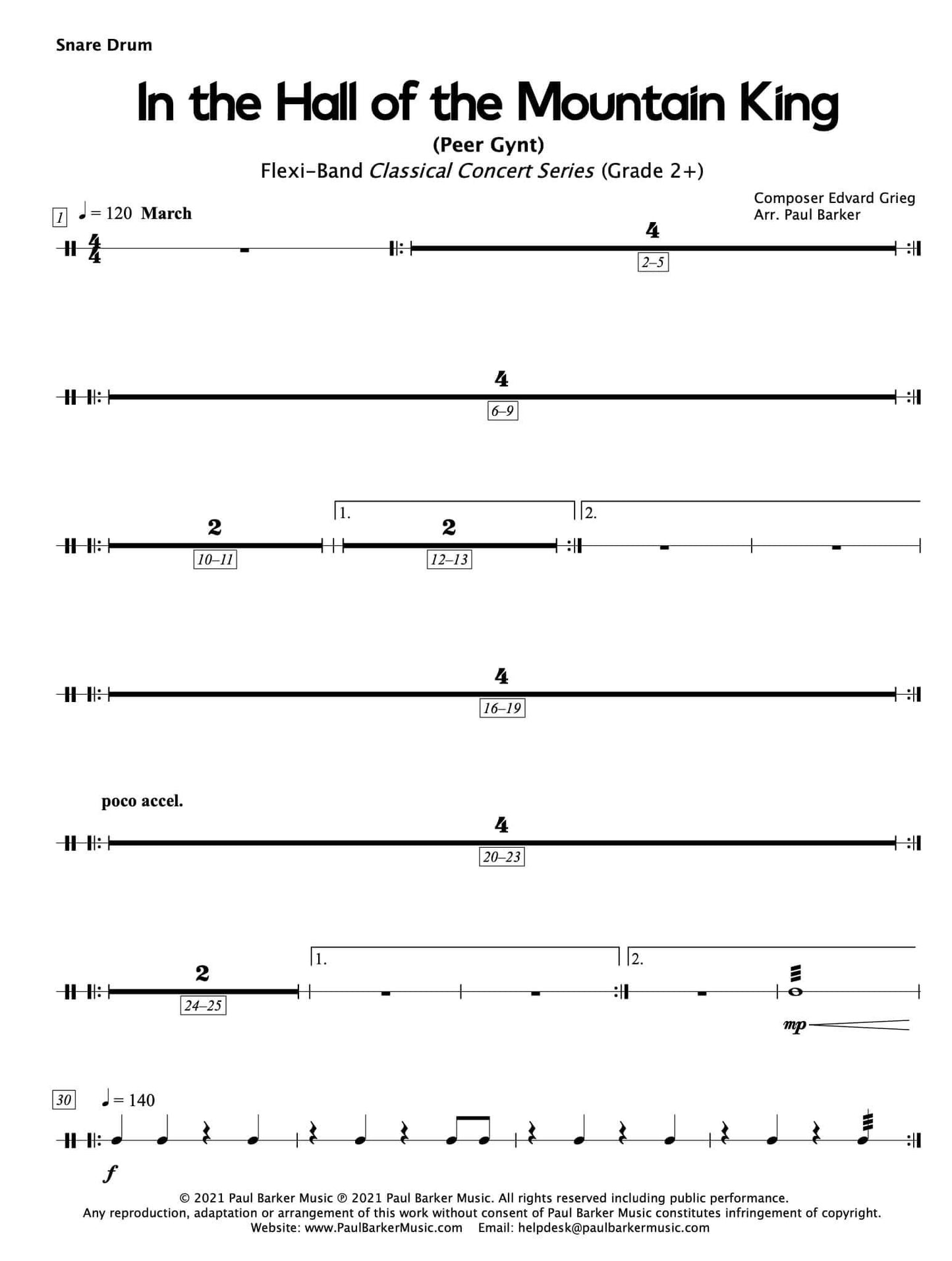 In the Hall of the Mountain King - Paul Barker Music