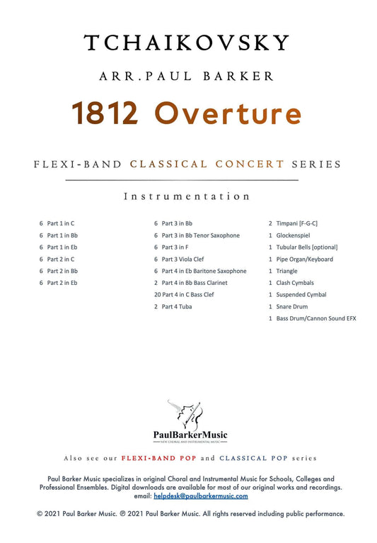 1812 Overture - Paul Barker Music