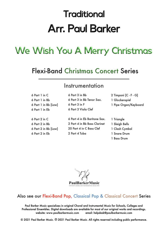 We Wish You A Merry Christmas (Flexi-Band) - Paul Barker Music