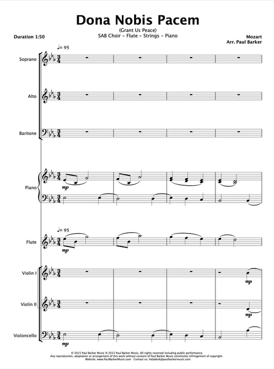 Dona Nobis Pacem - Paul Barker Music