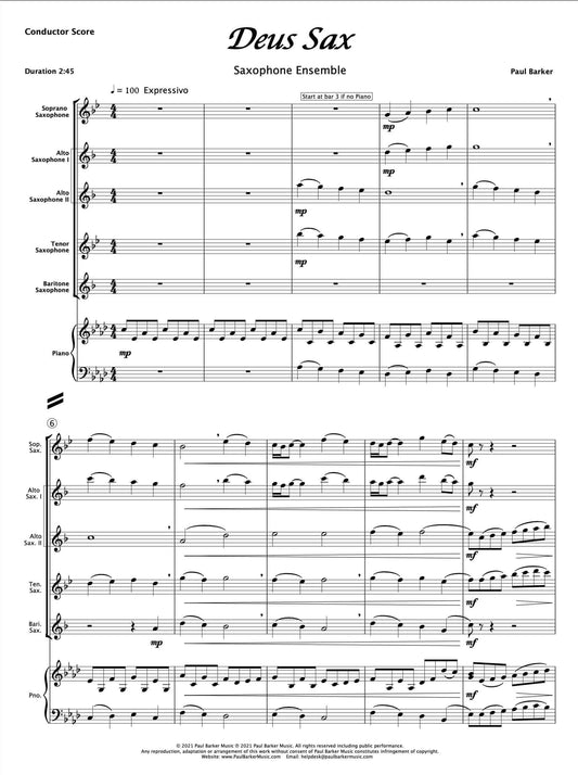 Deus Sax - Paul Barker Music