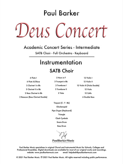 Deus Concert - Paul Barker Music 