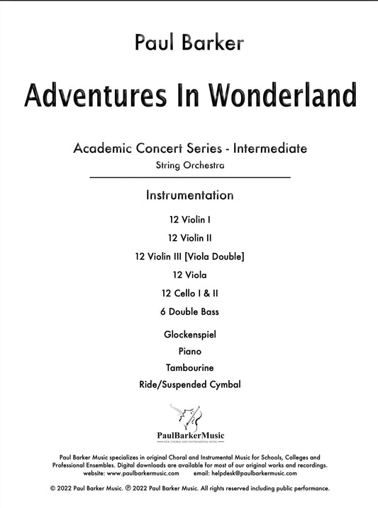 Adventures In Wonderland - Paul Barker Music