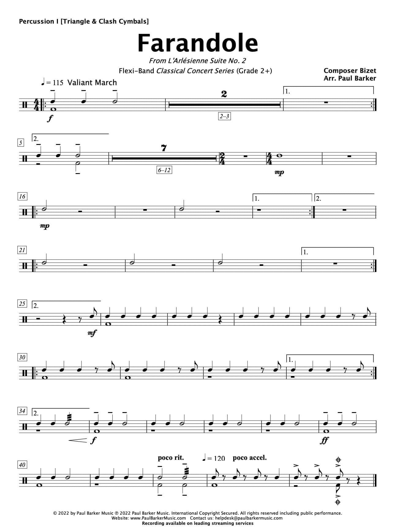 Farandole - Paul Barker Music