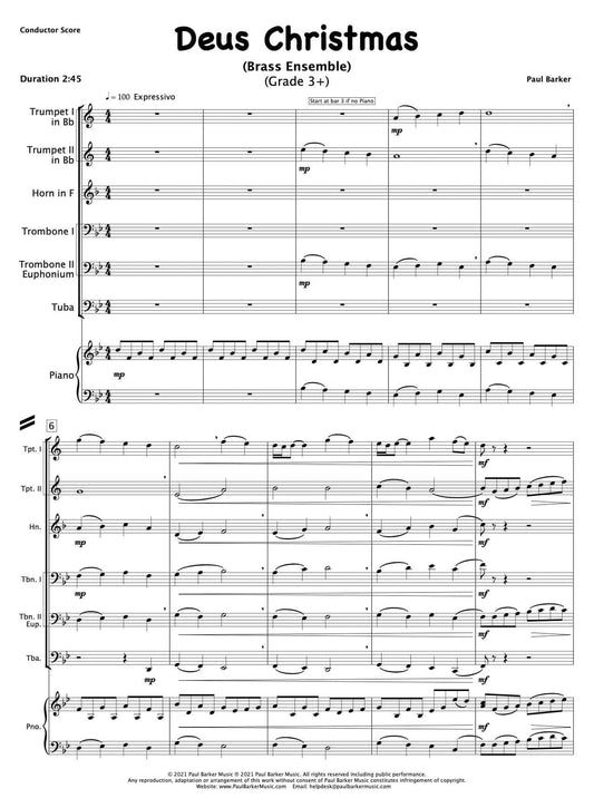 Deus Christmas (Brass Ensemble) - Paul Barker Music