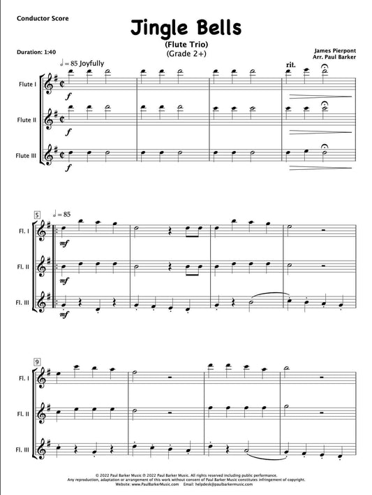 Jingle Bells (Flute Trio) - Paul Barker Music