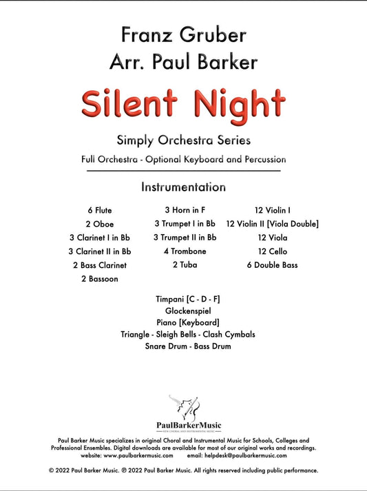 Silent Night (Full Orchestra) - Paul Barker Music