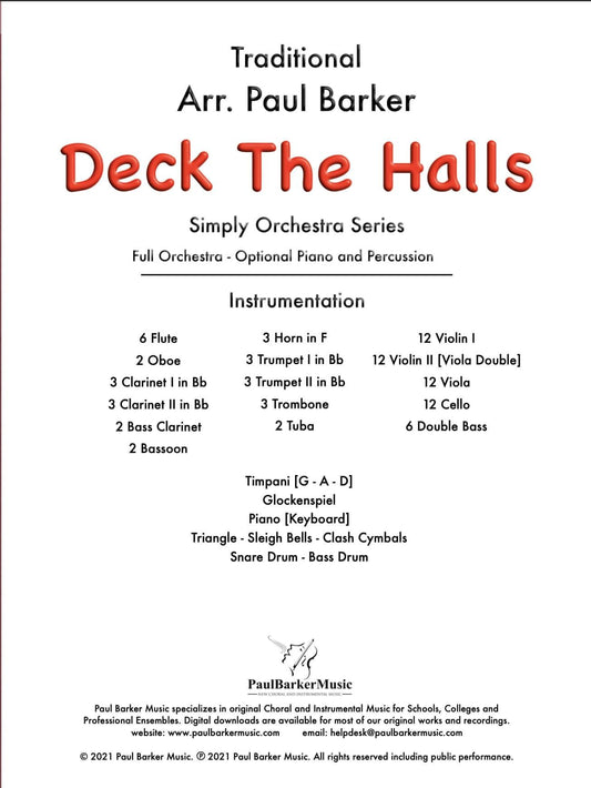 Simply Orchestra Series - Christmas Collection 2 - Paul Barker Music