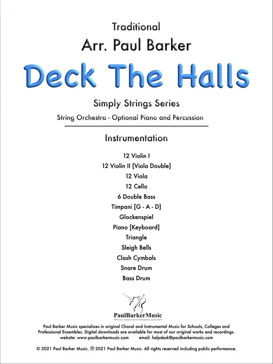 Simply Strings Series - Christmas Collection 2 - Paul Barker Music