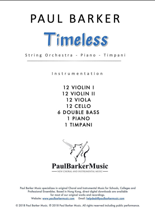 Timeless - Paul Barker Music