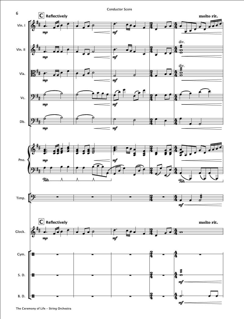 The Ceremony of Life (String Orchestra) - Paul Barker Music