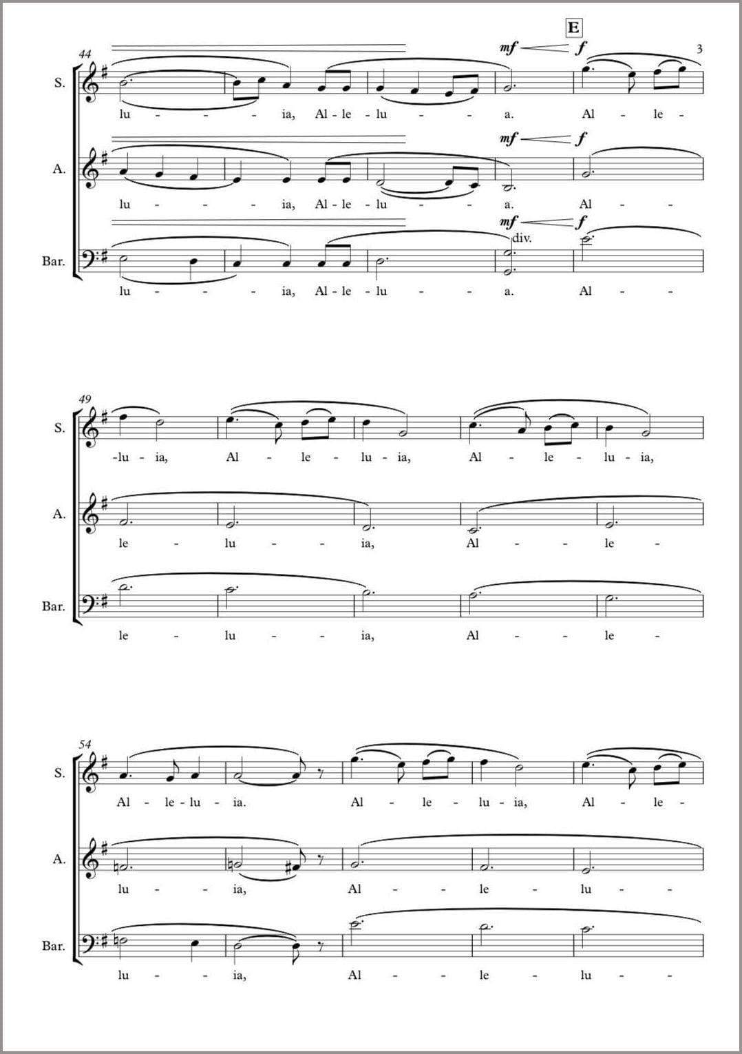 Alleluia - Paul Barker Music