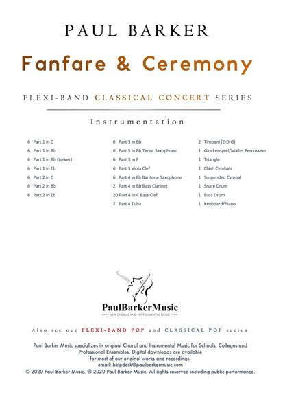 Fanfare & Ceremony - Paul Barker Music 