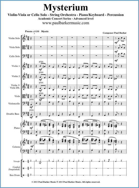 Mysterium - Paul Barker Music