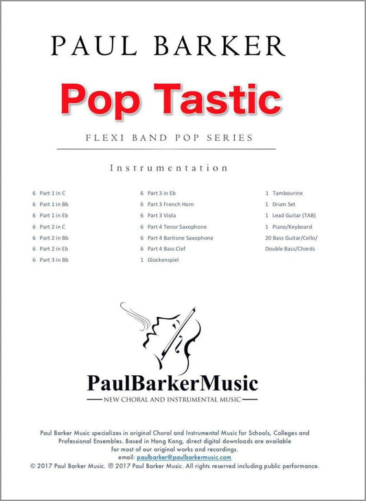 Pop Tastic - Paul Barker Music