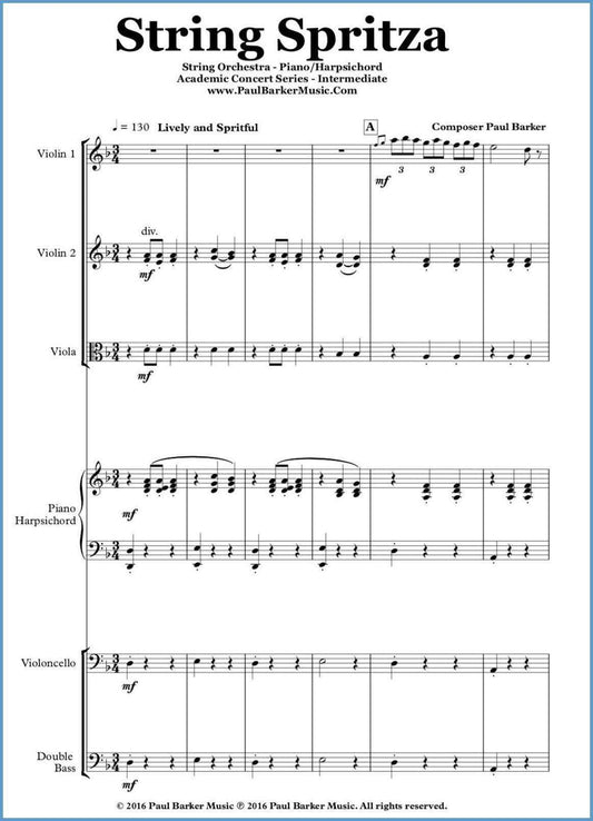 String Spritza - Paul Barker Music