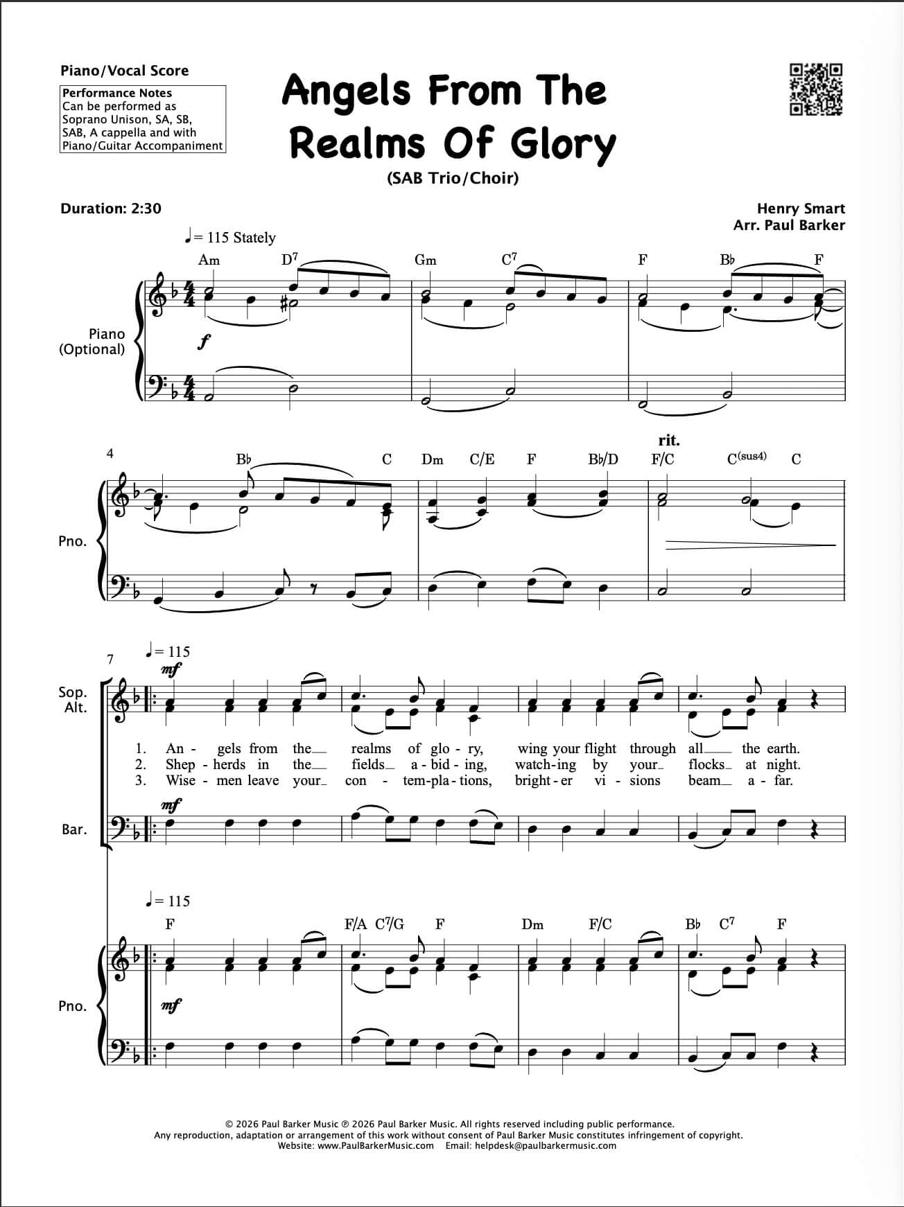 Christmas SAB Choirs Book 2