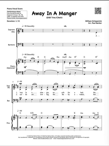 Christmas SAB Choirs Book 3