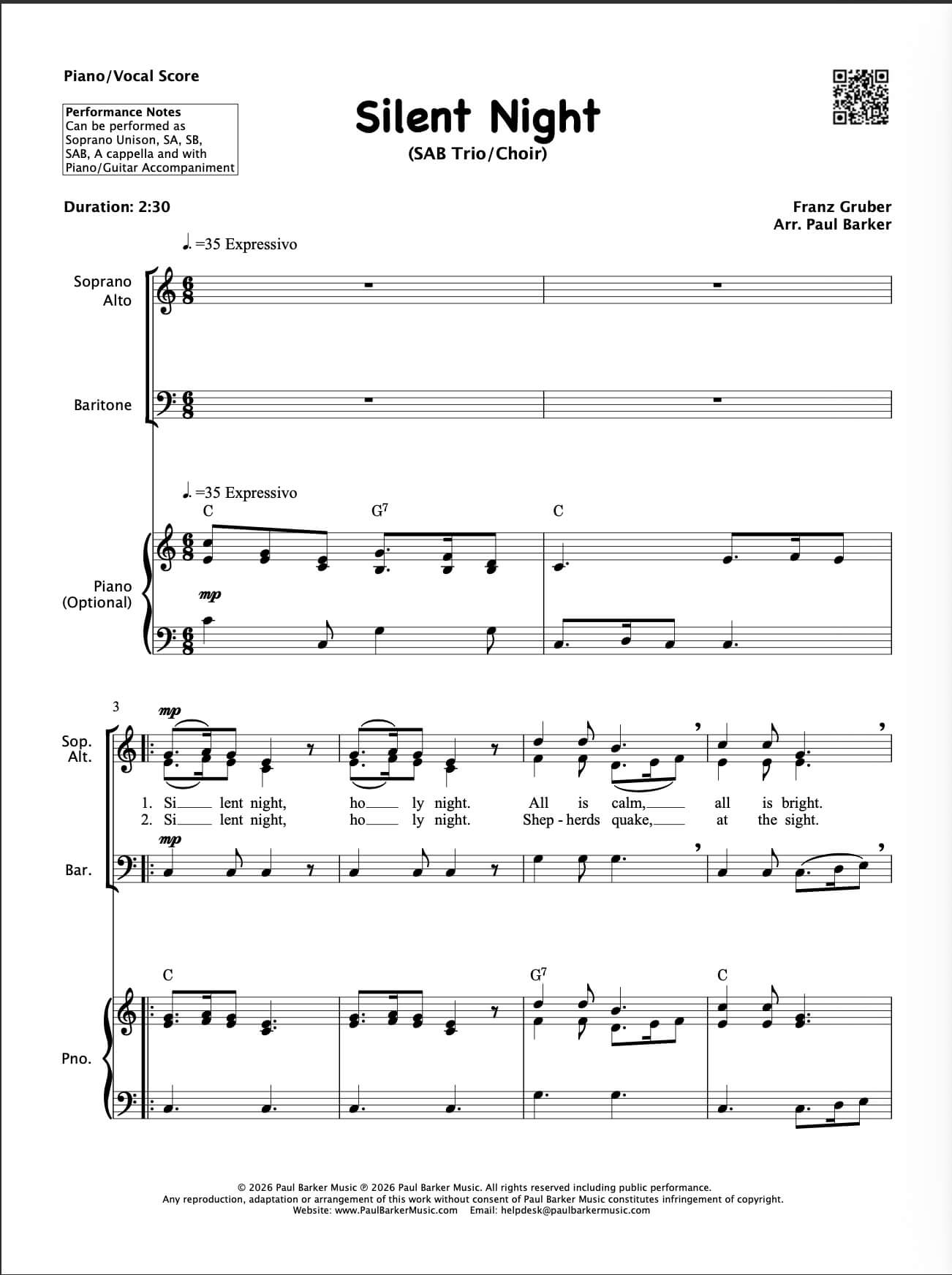 Christmas SAB Choirs Book 2