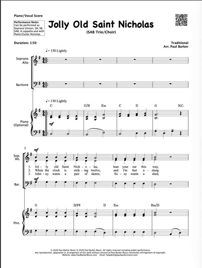 Christmas SAB Choirs Book 3